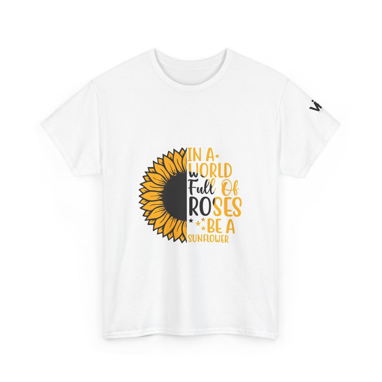 Слънчогледова унисекс тениска - World of Rosses Design