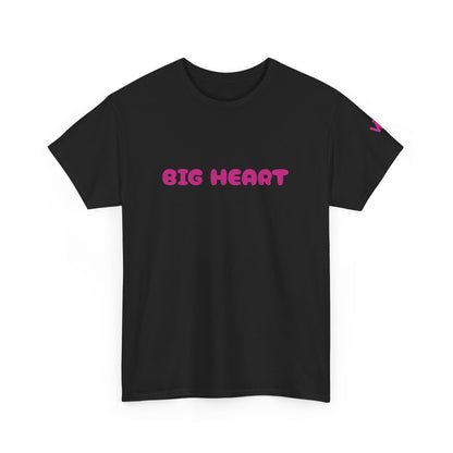 Girls T-Shirt Big Heart Cotton Tee