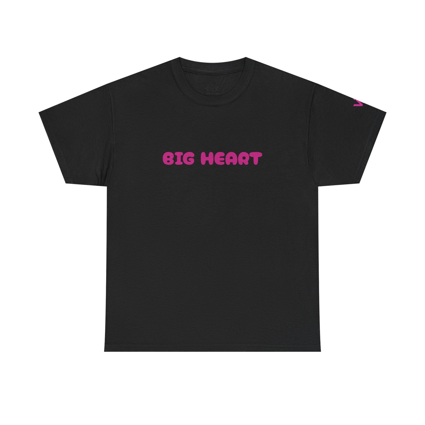 Girls T-Shirt Big Heart Cotton Tee