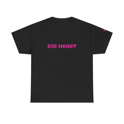 Girls T-Shirt Big Heart Cotton Tee