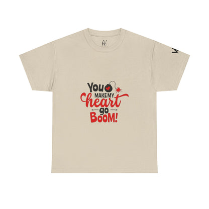 My hearth goes boom teashirt