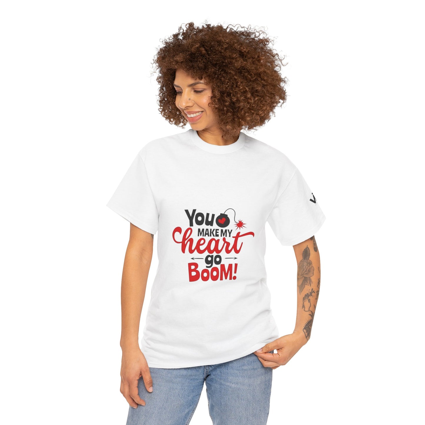 My hearth goes boom teashirt
