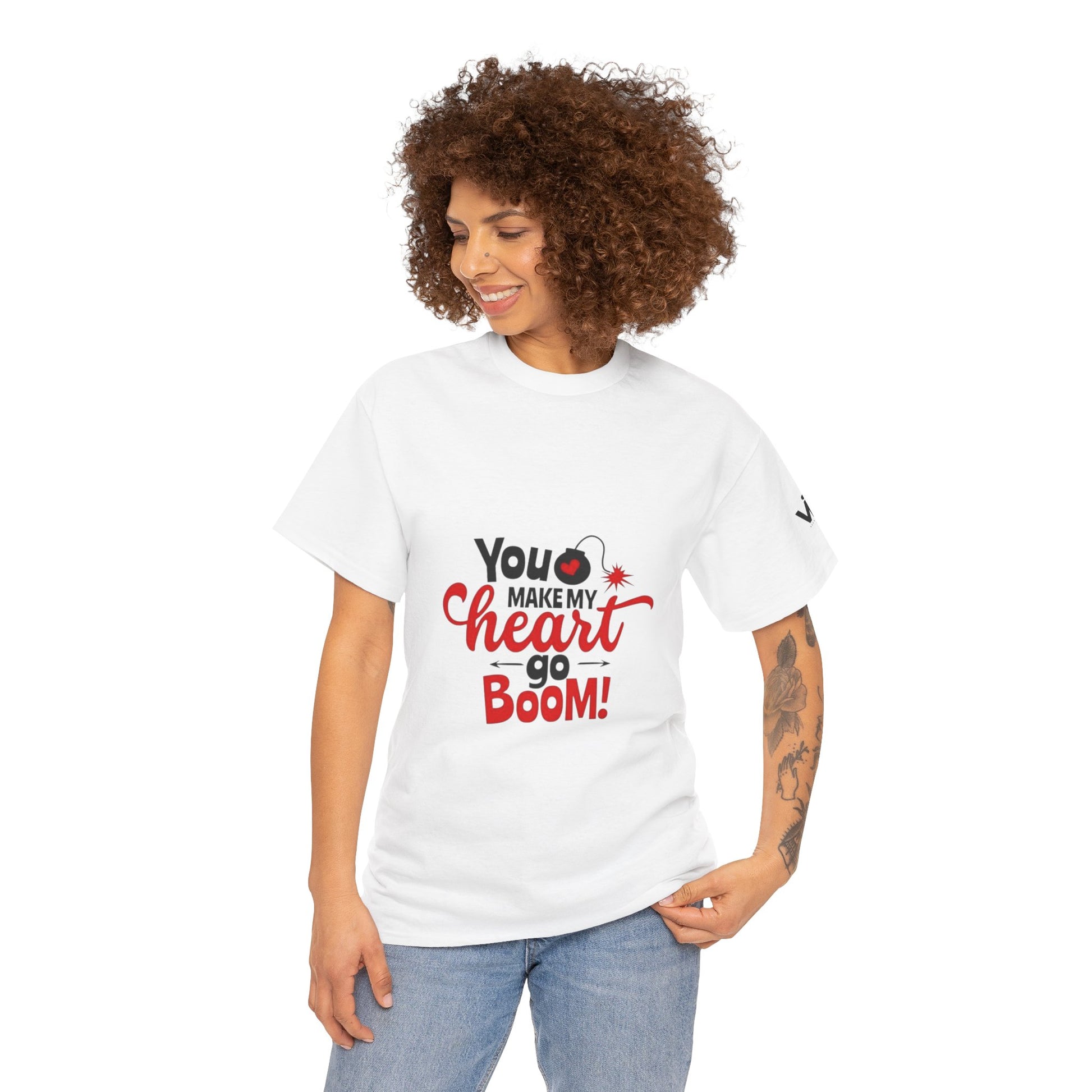My hearth goes boom teashirt