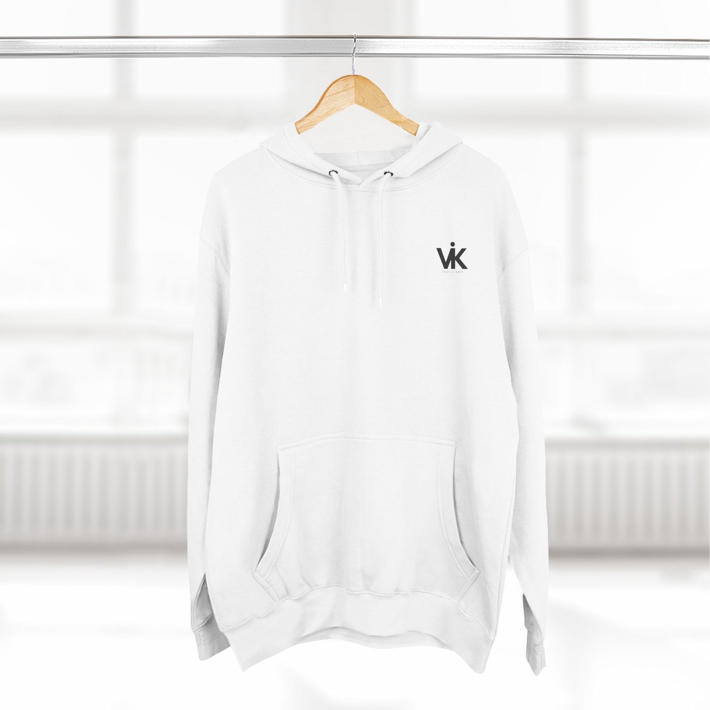 Fleece Hoodie with 'Trust Your King' Design