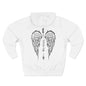 Fleece Hoodie - His Angel Couple Design