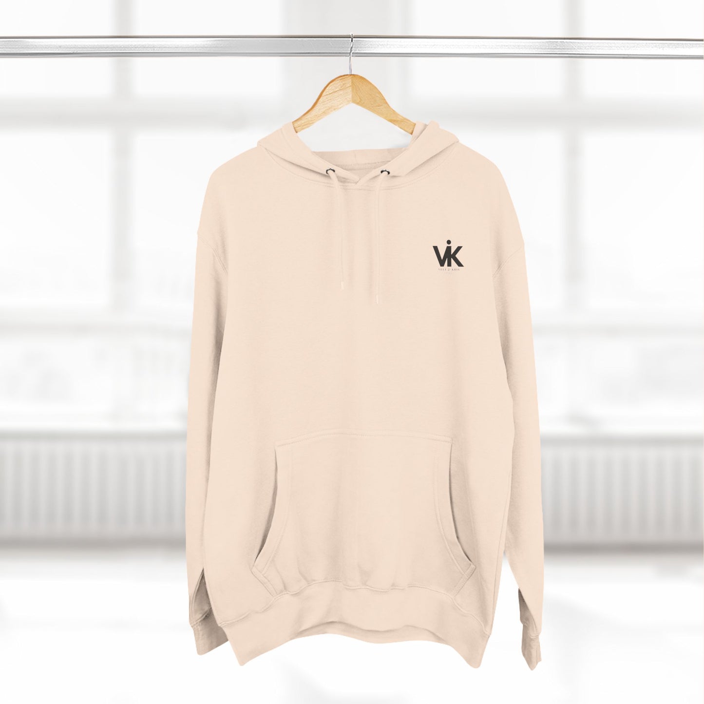 Fleece Hoodie with 'Trust Your King' Design