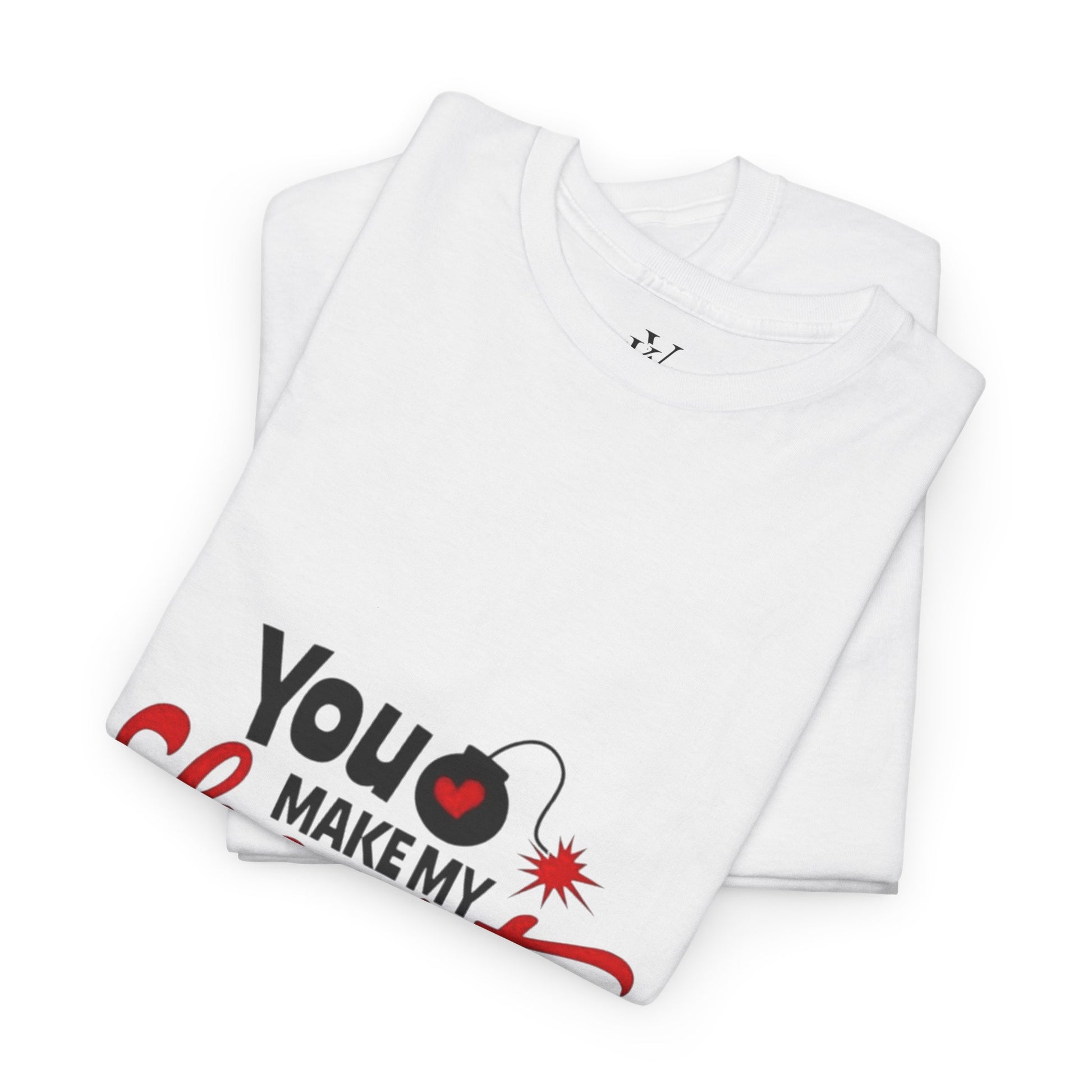 My hearth goes boom teashirt